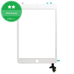 Apple iPad Mini, Mini 2 - Touchscreen Front Glas + IC Anschluss (White)