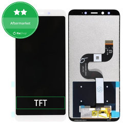 Xiaomi Mi A2 (Mi 6X) - LCD Display + Touchscreen Front Glas (White) TFT