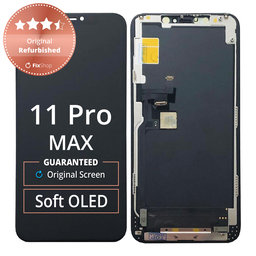 Apple iPhone 11 Pro Max - LCD Display + Touchscreen Front Glas + Rahmen Original Refurbished