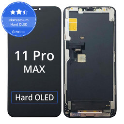 Apple iPhone 11 Pro Max - LCD Display + Touchscreen Front Glas + Rahmen Hard OLED FixPremium