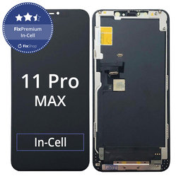 Apple iPhone 11 Pro Max - LCD Display + Touchscreen Front Glas + Rahmen In-Cell FixPremium