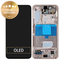 Samsung Galaxy S22 S901B - LCD Display + Touch Screen + Frame (Pink Gold) - GH82-27520D, GH82-27521D Genuine Service Pack