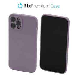 FixPremium - Silikonhülle für iPhone 12 Pro Max, violett