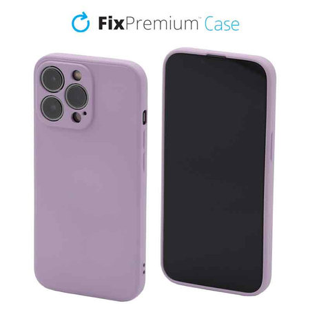 FixPremium - Silikonhülle für iPhone 13 Pro Max, violett