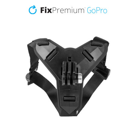 FixPremium - Helmhalter für GoPro, schwarz