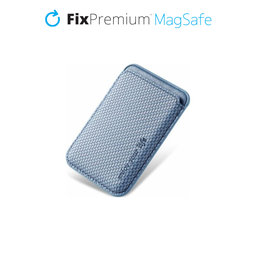 FixPremium - MagSafe Carbon Geldbörse, blau