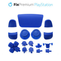 FixPremium - Dekorative Elemente für PS5 DualSense, blau