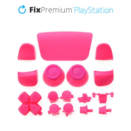 FixPremium - Dekorative Elemente für PS5 DualSense, rosa