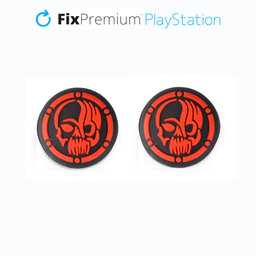 FixPremium - PS4/PS5 Skull Controller Grip Caps - 2er-Set