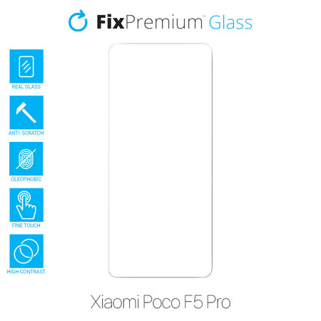 FixPremium Glass - Gehärtetes Glas für Poco F5 Pro