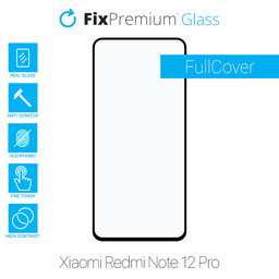 FixPremium FullCover Glass - Gehärtetes Glas für Xiaomi Redmi Note 12 Pro