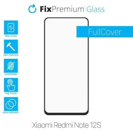 FixPremium FullCover Glass - Gehärtetes Glas für Xiaomi Redmi Note 12S