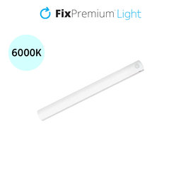 FixPremium - LED-Nachtlicht mit Bewegungssensor (kaltes Weiß), (0.2m), weiß