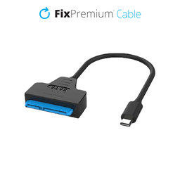 FixPremium - Kabel - USB-C / SATA 2.5", schwarz