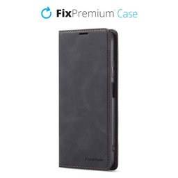 FixPremium - Hülle Business Wallet für iPhone 12 und 12 Pro, schwarz