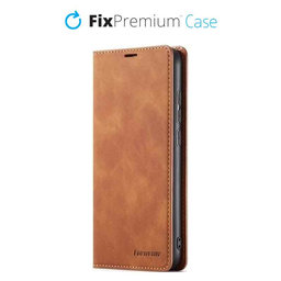 FixPremium - Hülle Business Wallet für Samsung Galaxy A13 5G, braun