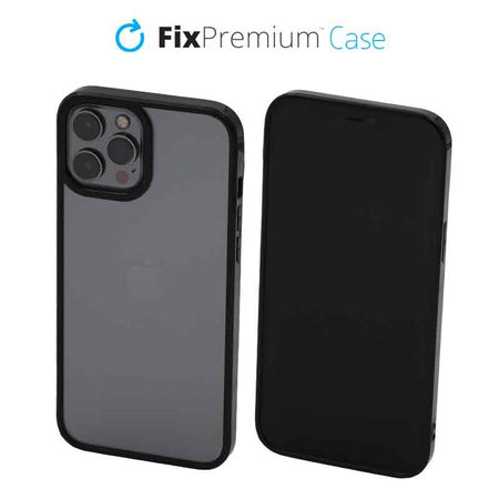 FixPremium - Hülle Invisible für iPhone 12 Pro Max, schwarz