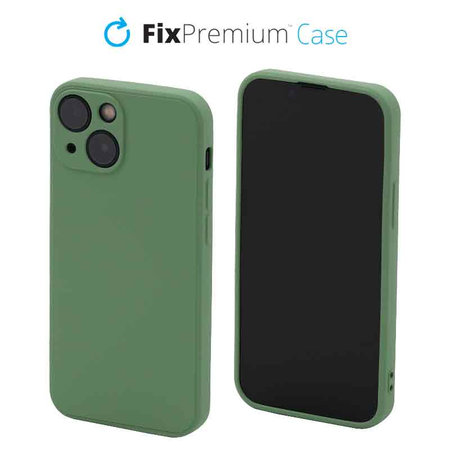 FixPremium - Hülle Rubber für iPhone 13 mini, grün