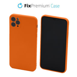 FixPremium - Hülle Rubber für iPhone 11 Pro Max, orange