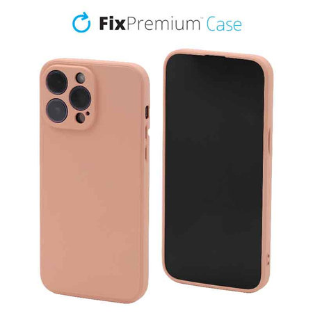 FixPremium - Hülle Rubber für iPhone 13 Pro Max, orange