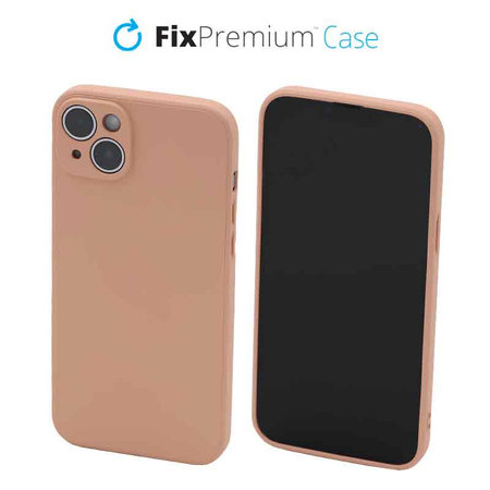 FixPremium - Hülle Rubber für iPhone 14 Plus, orange