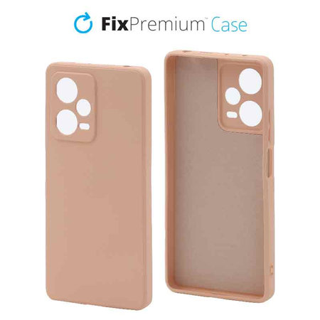 FixPremium - Hülle Rubber für Xiaomi Redmi Note 12 Pro Plus, orange