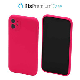 FixPremium - Silikon Hülle für iPhone 12, rosa