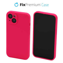 FixPremium - Silikon Hülle für iPhone 13, rosa