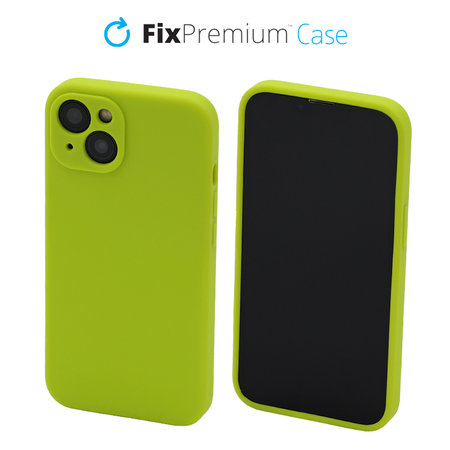 FixPremium - Silikon Hülle für iPhone 13, neon green