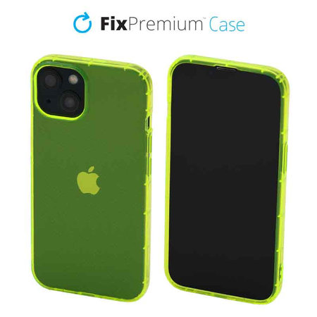 FixPremium - Hülle Clear für iPhone 14, gelb