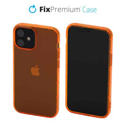 FixPremium - Hülle Clear für iPhone 13 mini, orange