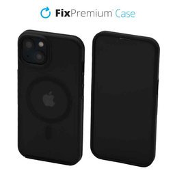 FixPremium - Hülle Clear s MagSafe für iPhone 13, frost black