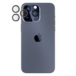 PanzerGlass - Kameraobjektiv-Schutzhülle Hoops für iPhone 15 Pro und 15 Pro Max, transparent