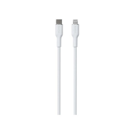 PURO - USB-C Kabel / MFI Lightning, 12W, Soft, 1,5 m, weiss