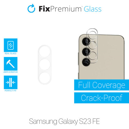FixPremium Glass - Gehärtetes Glas für die rückwärtige Kameralinse für Samsung Galaxy S23 FE