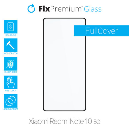 FixPremium FullCover Glass - Gehärtetes Glas für Xiaomi Redmi Note 10 5G