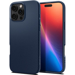 Spigen - Hülle Liquid Air für iPhone 16 Pro Max, navy blue