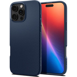 Spigen - Hülle Liquid Air für iPhone 16 Pro, navy blue