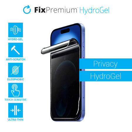 FixPremium - Privacy Screen Protector für Apple iPhone 16 Plus