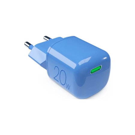 PURO - Ladeadapter MiniPro USB-C, GaN, 20W, blue lagon