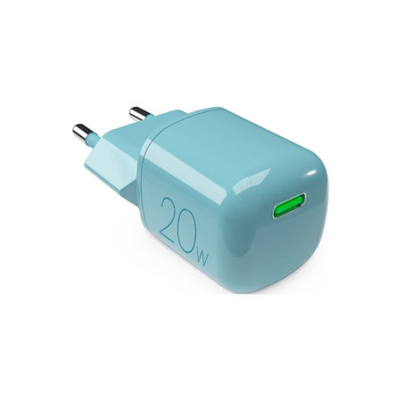 PURO - Ladeadapter MiniPro USB-C, GaN, 20W, island mist