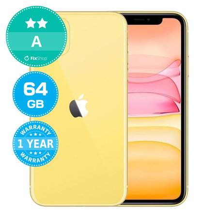 Apple iPhone 11 Yellow 64GB A Refurbished