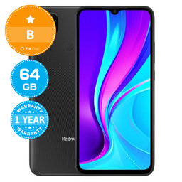 Xiaomi Redmi 9C Black 64GB B Refurbished