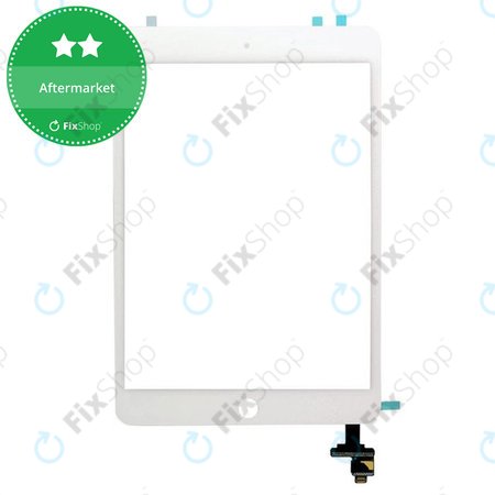 Apple iPad Mini, Mini 2 - Touchscreen Front Glas + IC Anschluss (White)