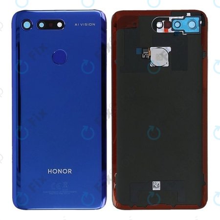 Huawei Honor View 20 - Akkudeckel + Fingerprint Sensor (Sapphire Blue) - 02352LNS Genuine Service Pack