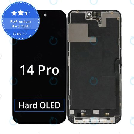 Apple iPhone 14 Pro - LCD Display + Touchscreen Front Glas + Rahmen FixPremium Hard