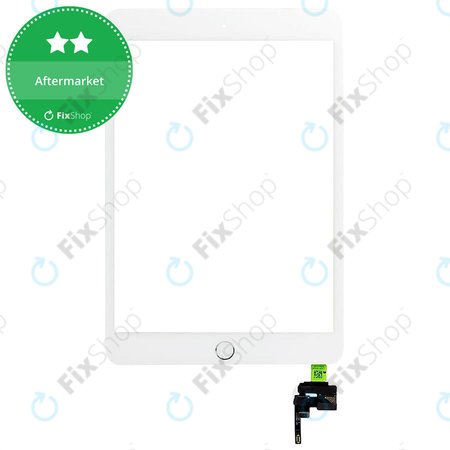 Apple iPad Mini 3 - Touchscreen Front Glas + IC Connector Anschluss (White)