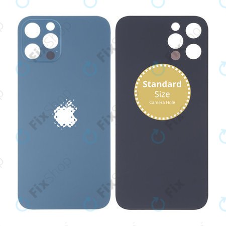 Apple iPhone 13 Pro Max - Backcover Glas (Blue)