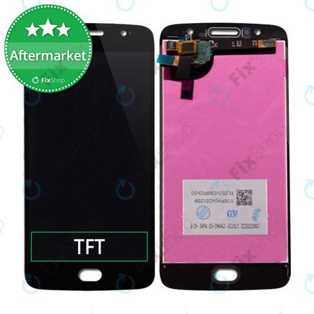 Motorola Moto G5S XT1794 - LCD Kijelző + Érintőüveg (Black) TFT