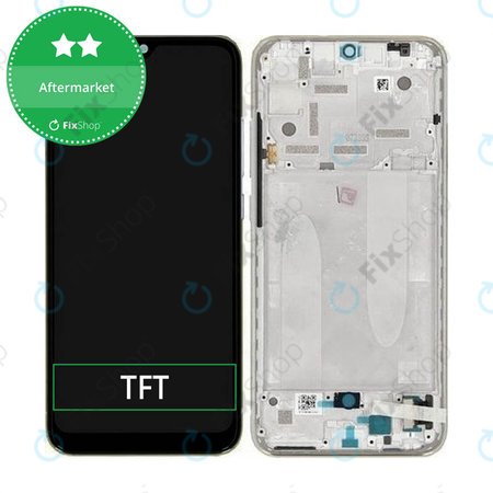 Xiaomi Mi A3 - LCD Display + Touchscreen Front Glas + Rahmen (More than White) TFT